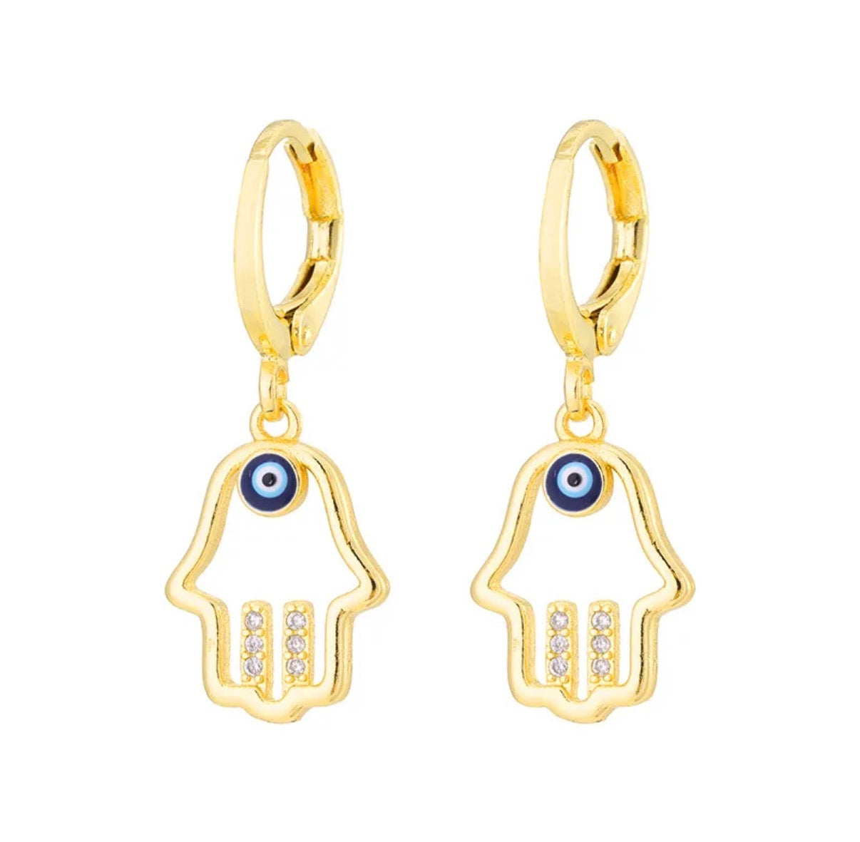Aretes Evil Eye