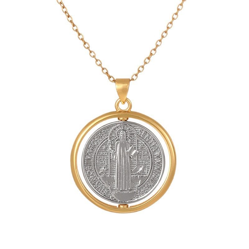 Collar Medalla St Benito o Virgen