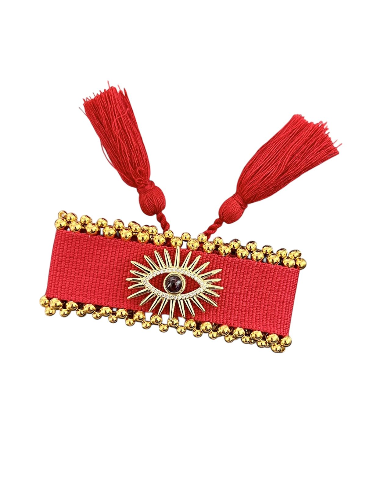 Pulsera Tejida de Ojo