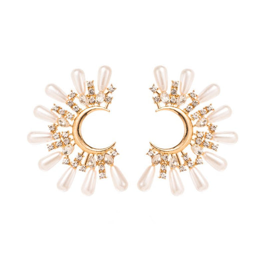 Aretes - Gotas Perlas Fiesta