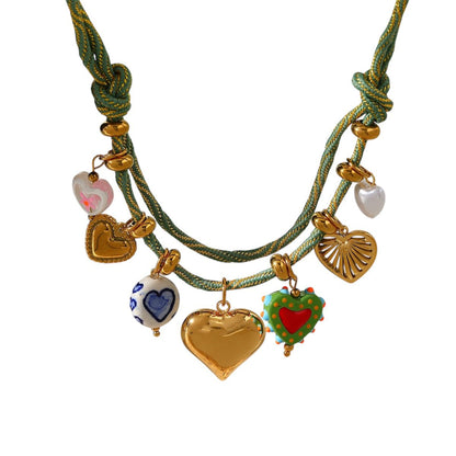 Collar con Figuras de Colores