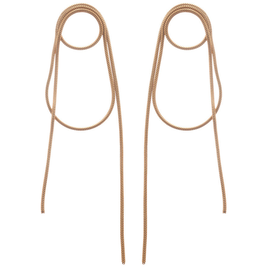 Aretes fiesta cuerda largos