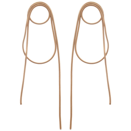 Aretes fiesta cuerda largos