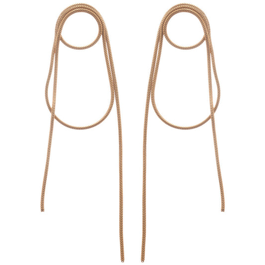 Aretes fiesta cuerda largos