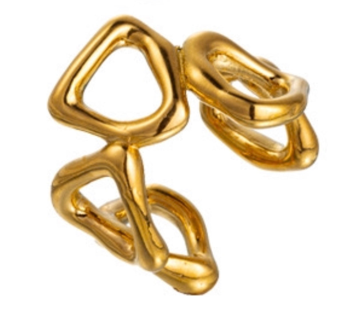 Anillo chunky formas