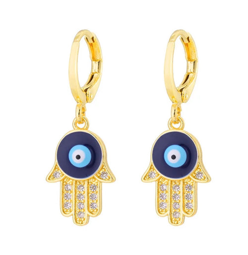 Aretes  Evil Eye