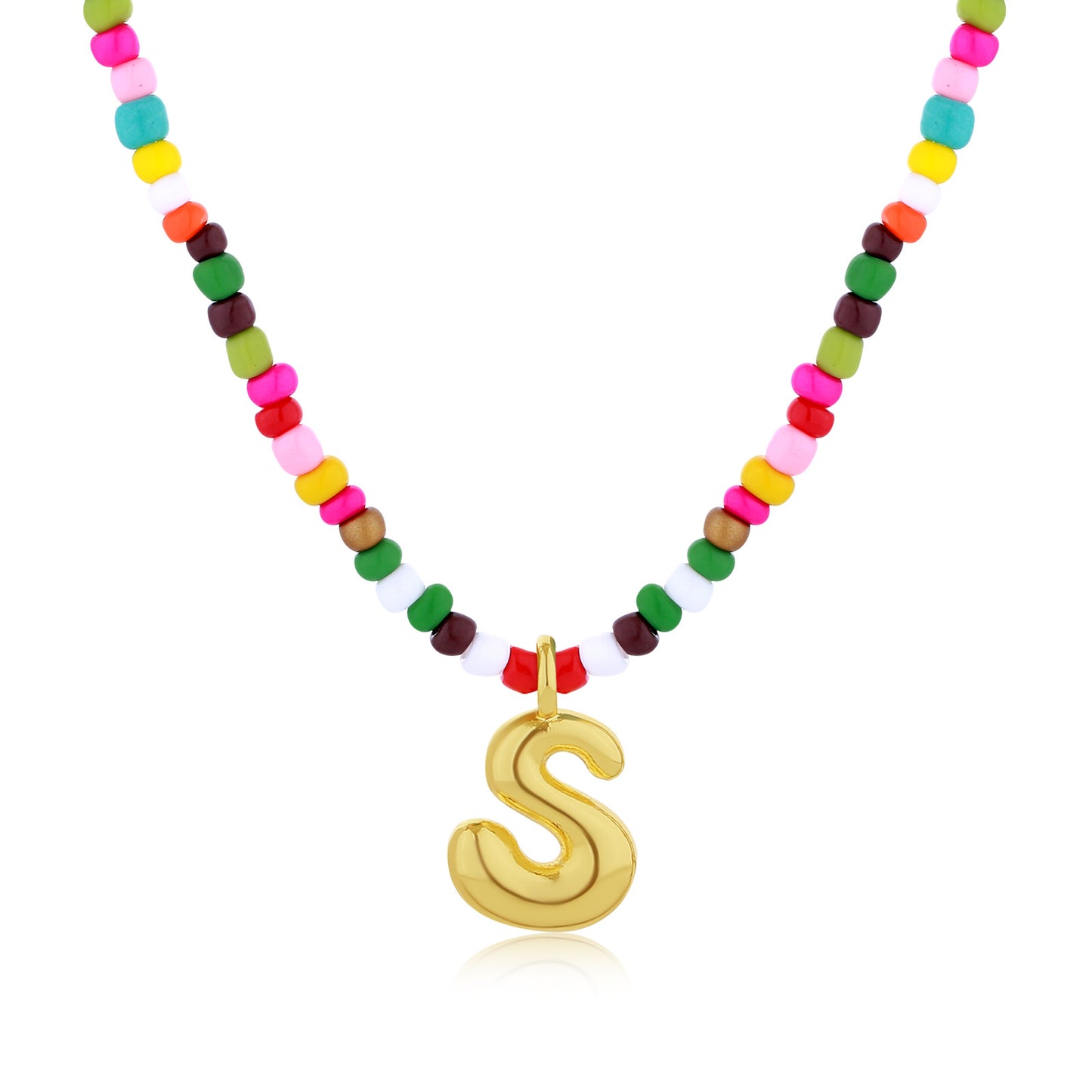 Collar colores e iniciales
