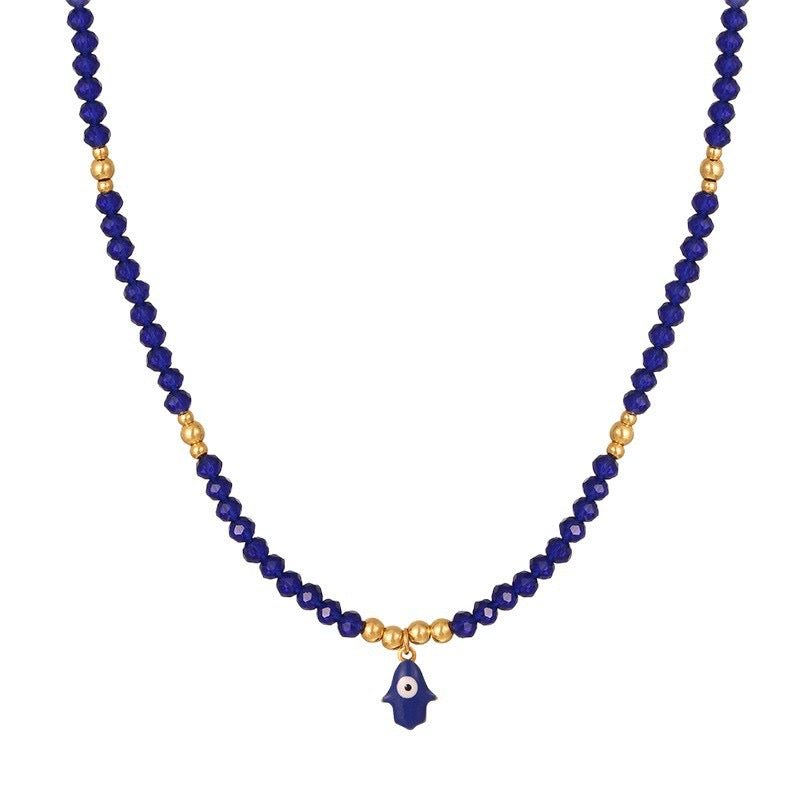 collar 4evil eye o cruz