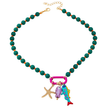 Collar Chunky y figuras varios colores