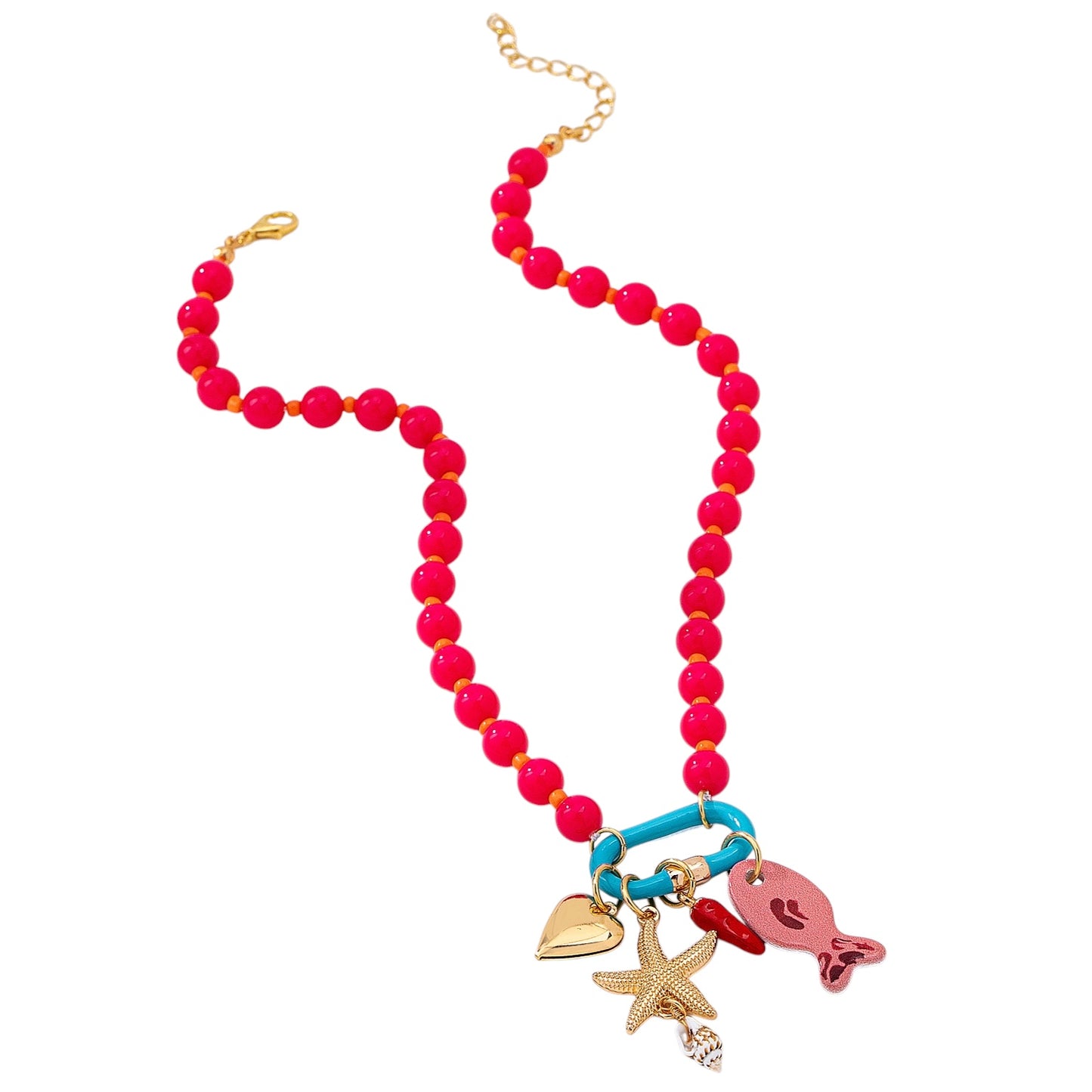 Collar Chunky y figuras varios colores