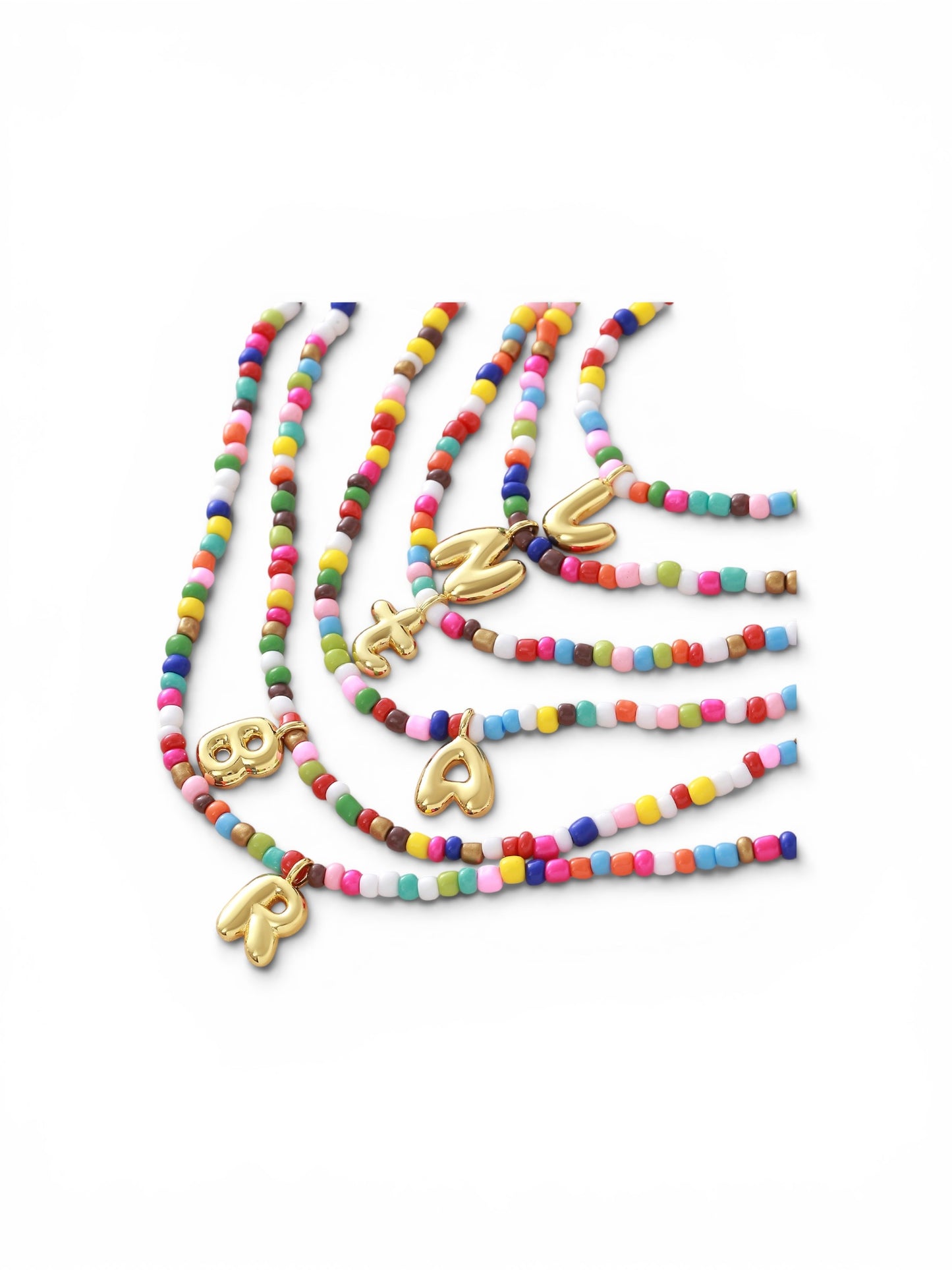 Collar colores e iniciales