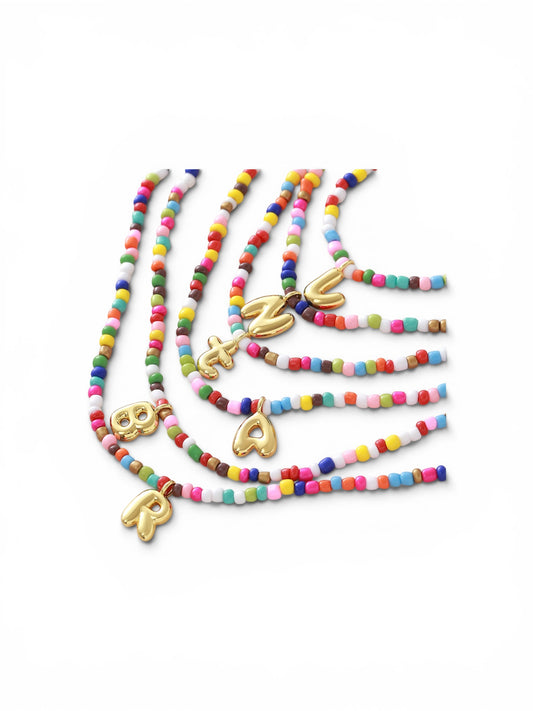 Collar colores e iniciales
