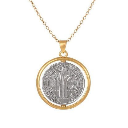 Collar Medalla St Benito o Virgen