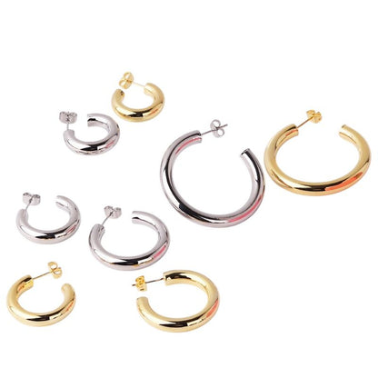 Arracadas Plateadas y Doradas